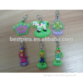 custom shaped health pvc zipper pulls for kids